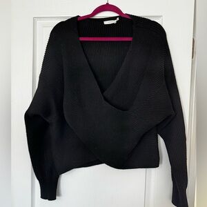 VICI Lush Black V-Neck Women's Sweater.  Size M.